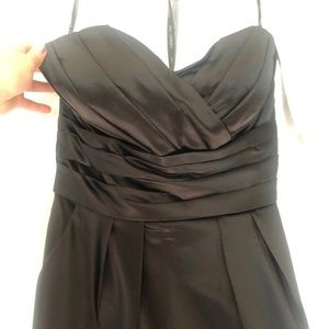 Black satin Bill Levkoff Formal Dress size 12